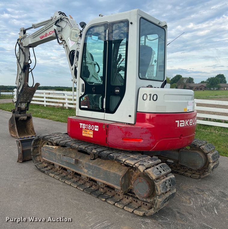 image for item KC9879 2008 Takeuchi TB180FR  excavator