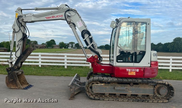 image for item KC9879 2008 Takeuchi TB180FR  excavator