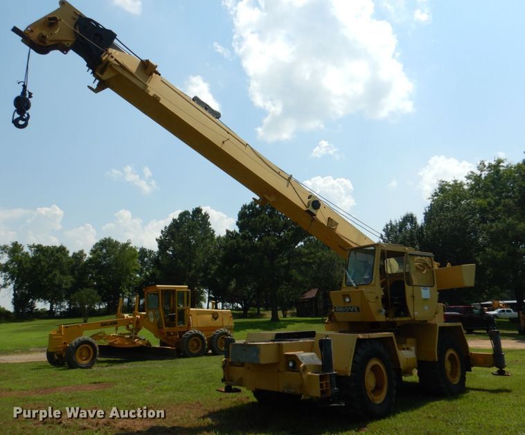 1978 Grove RT522 crane in Antlers, OK | Item KJ9853 sold | Purple Wave
