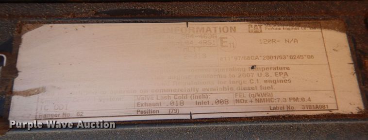 image for item KJ9859 2008 Caterpillar TL943  telehandler