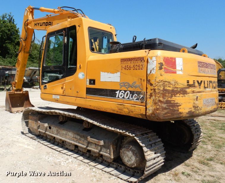 image for item KR9201 2005 Hyundai Robex 160LC-7  excavator