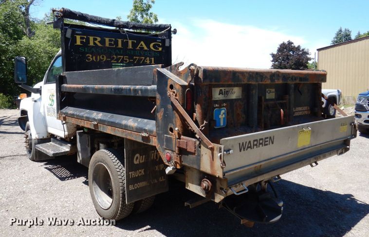 image for item KR9208 2003 GMC C4500  dump flatbed truck