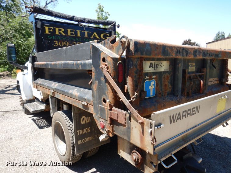 image for item KR9208 2003 GMC C4500  dump flatbed truck