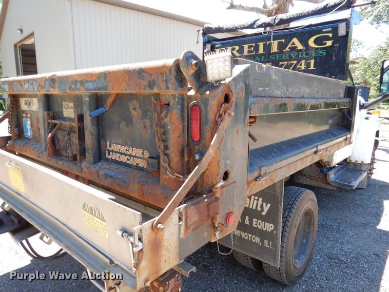 image for item KR9208 2003 GMC C4500  dump flatbed truck