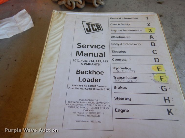 image for item KR9209 2004 JCB 215  backhoe