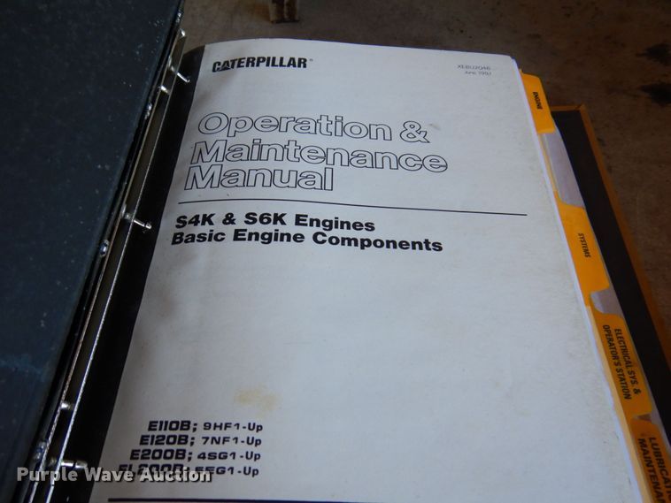 image for item KR9212 1989 Caterpillar E120B  excavator