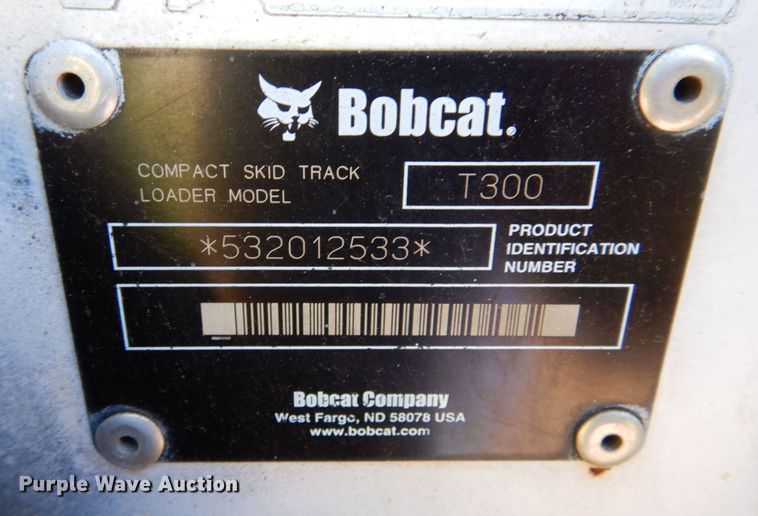 image for item KR9221 2006 Bobcat T300  tracked skid steer loader