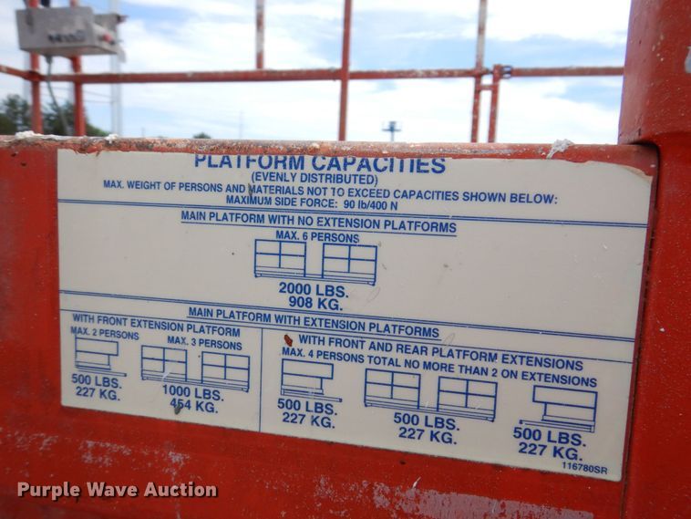 image for item KR9238 2000 Skyjack SJ9250  scissor lift