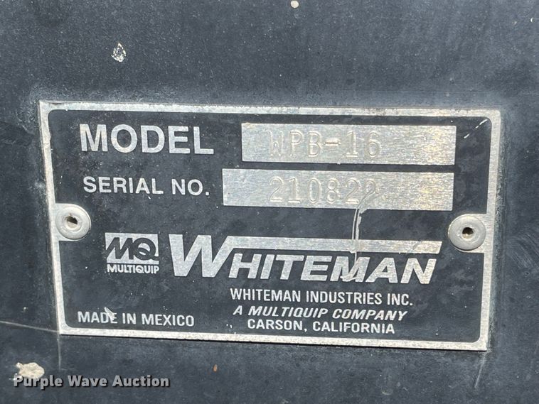 image for item LF9100 Whiteman WPB-16  power buggy