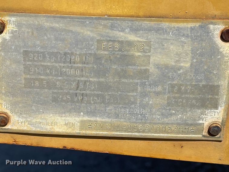 image for item LF9105 2002 Vermeer BC625A  wood chipper