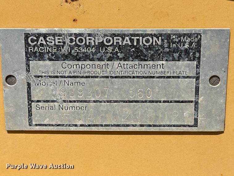 image for item LF9109 1996 Case 560  trencher