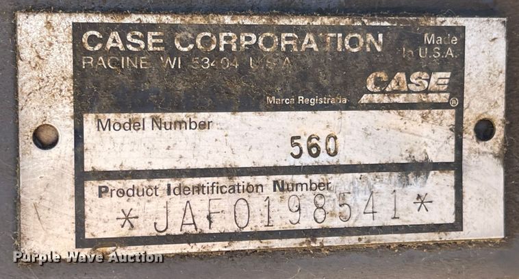 image for item LF9109 1996 Case 560  trencher