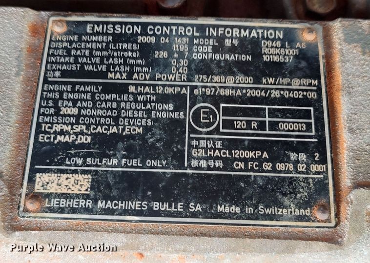 image for item LU9090 2009 John Deere 1050J  dozer