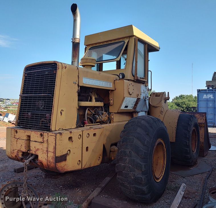 image for item LU9104 1980 John Deere 644B  wheel loader