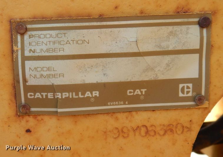 image for item MF9648 1987 Caterpillar 966E  wheel loader