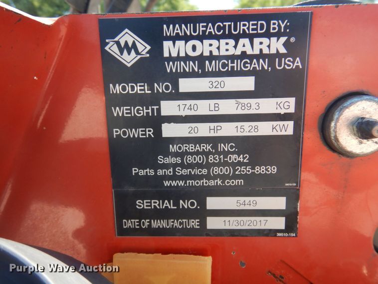 image for item MU9656 2017 Morbark 320  compact utility loader
