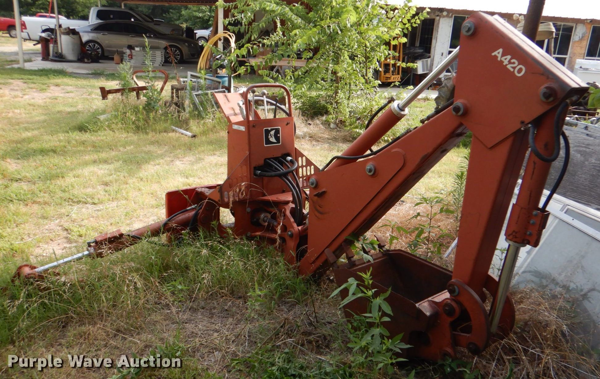 Ditch Witch A420 skid steer backhoe in Coleman, OK Item KJ9846 sold