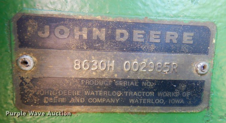 image for item DK0363 1976 John Deere 8630  4WD tractor