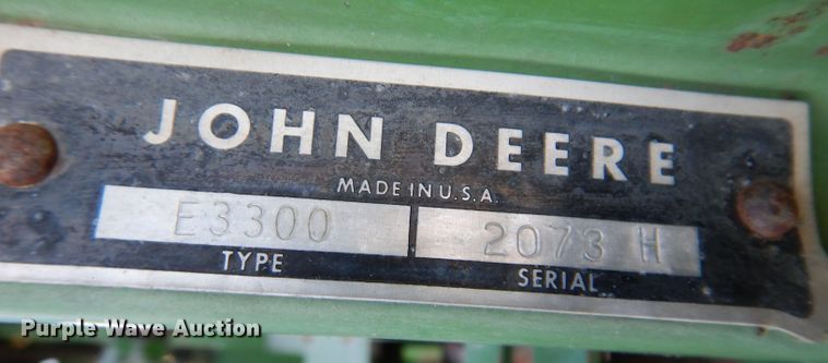 image for item DK2014 1970 John Deere 3300  combine