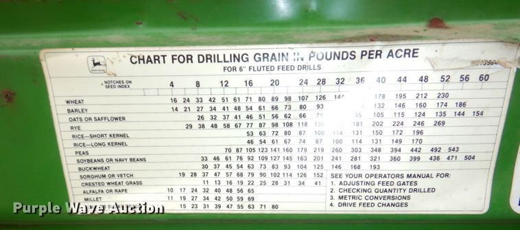 image for item DM2306 John Deere 450  grain drill