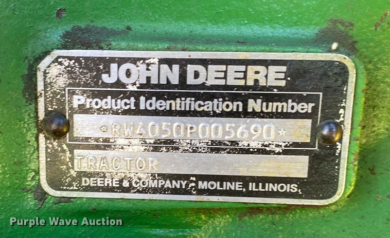 image for item DM4242 1985 John Deere 4050  tractor
