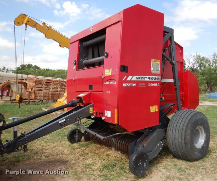 image for item DP4050 2016 Massey Ferguson 2946A  round baler