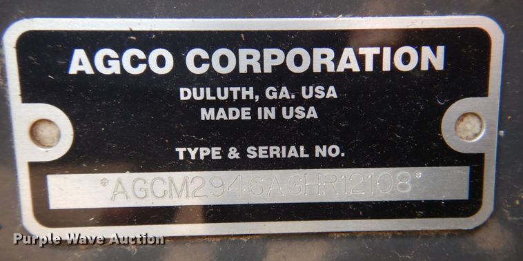 image for item DP4050 2016 Massey Ferguson 2946A  round baler