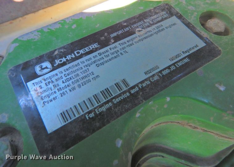 image for item DP4371 2005 John Deere 9760 STS  RWA combine