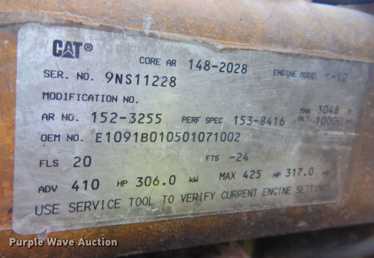 image for item DP4380 1999 Peterbilt 385  silage truck