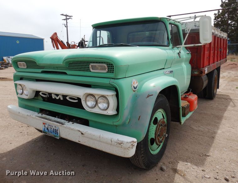 image for item DR1224 1960 GMC 4000  grain truck
