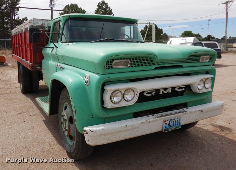 image for item DR1224 1960 GMC 4000  grain truck