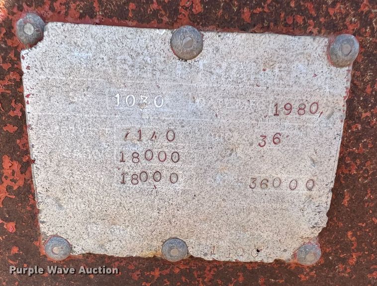 image for item DS8389 1980 Targ  bottom dump trailer