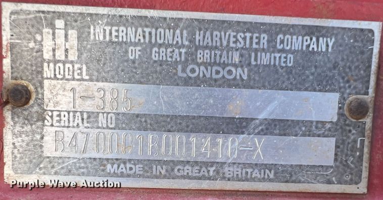 image for item DS8416 International 385  tractor