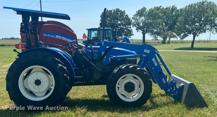 image for item HL9183 2015 New Holland Workmaster 75  MFWD tractor
