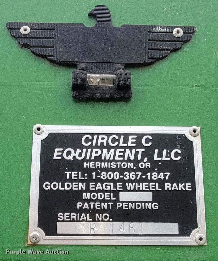 image for item JC9806 2015 Circle C  hay rake