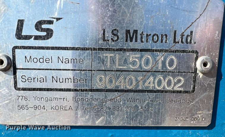 image for item LI9335 LS 5020  tractor