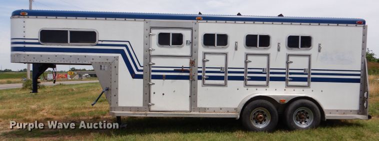 image for item LP9412 1987 Charmac  livestock trailer