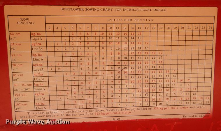 image for item LP9430 International 5100 Soybean Special  grain drill