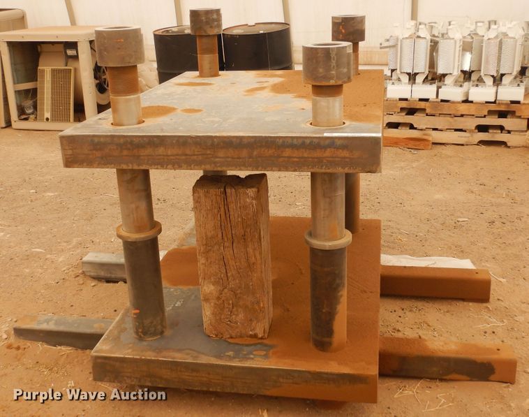 image for item LT9826 Shop built  200 ton steel press