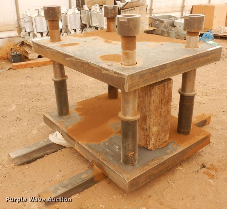 image for item LT9826 Shop built  200 ton steel press