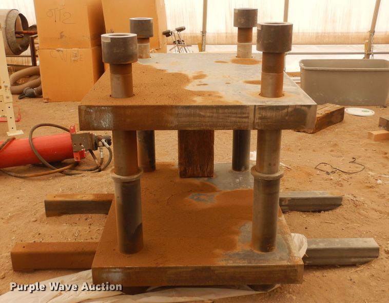 image for item LT9826 Shop built  200 ton steel press