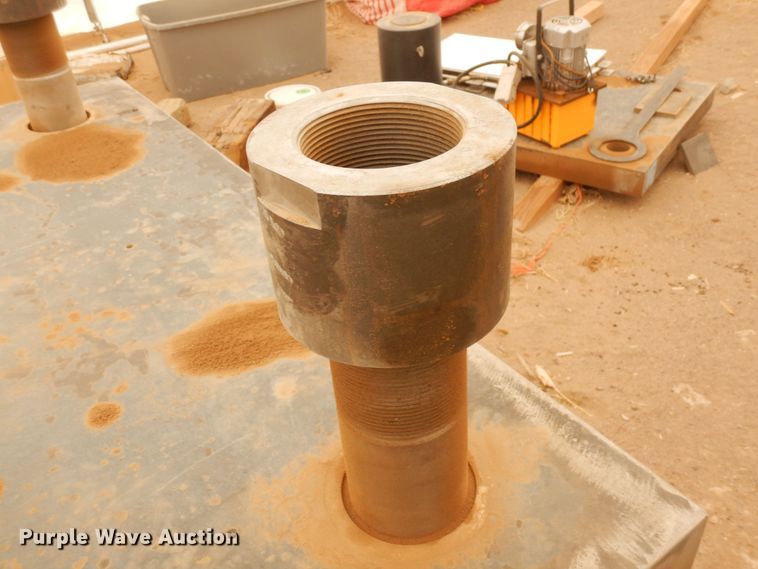 image for item LT9826 Shop built  200 ton steel press