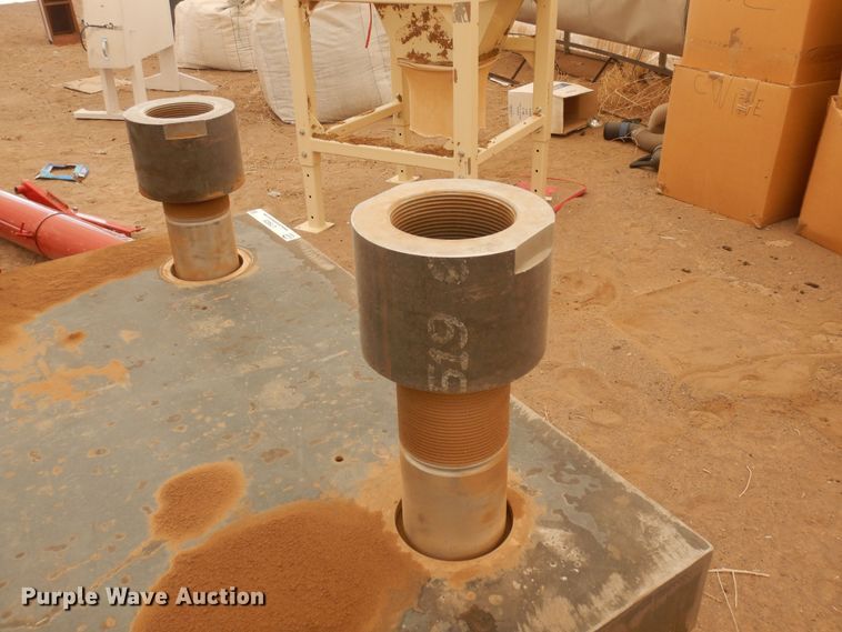 image for item LT9826 Shop built  200 ton steel press