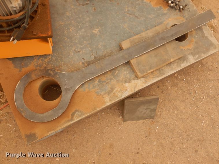 image for item LT9826 Shop built  200 ton steel press