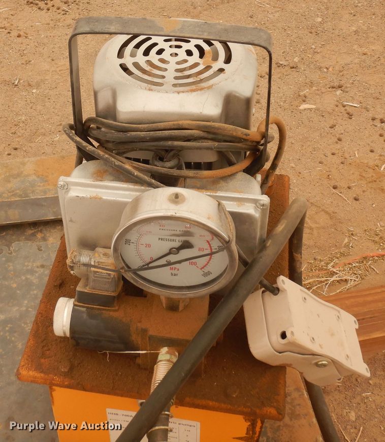 image for item LT9826 Shop built  200 ton steel press