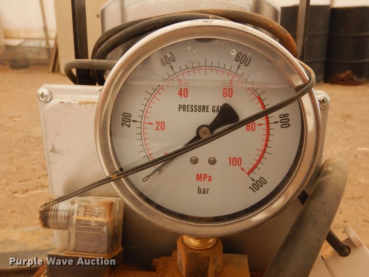 image for item LT9826 Shop built  200 ton steel press