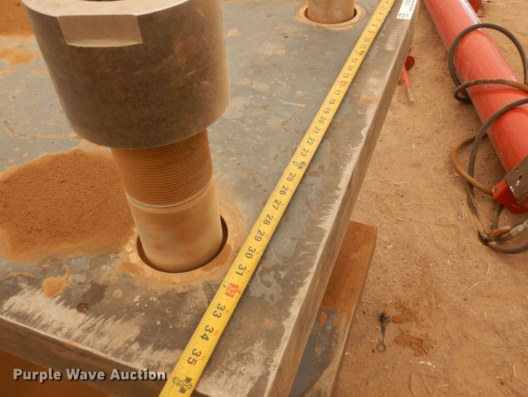 image for item LT9826 Shop built  200 ton steel press