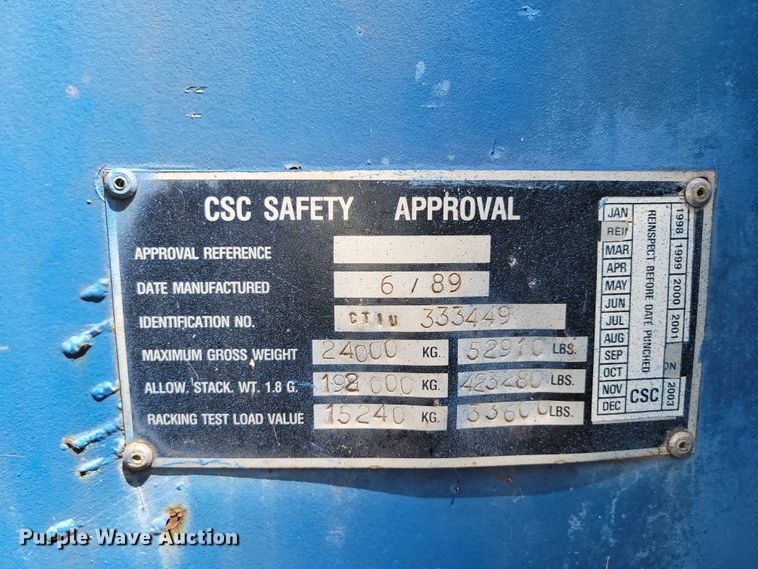 image for item DM2368 1989  storage container