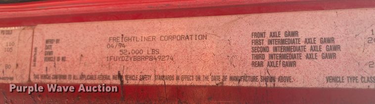 image for item DM4241 1994 Freightliner FLD  semi truck