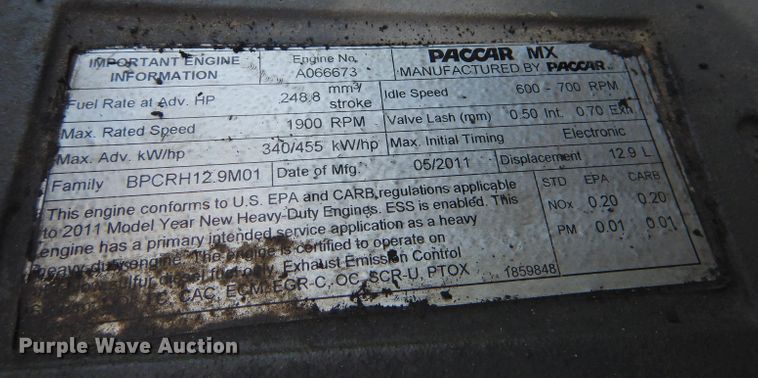 image for item DP4357 2012 Kenworth T660  semi truck